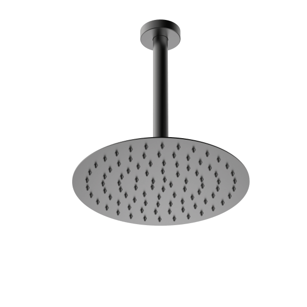BEXEL OVERHEAD SHOWER WITH CEILING ROD GUN GREY
