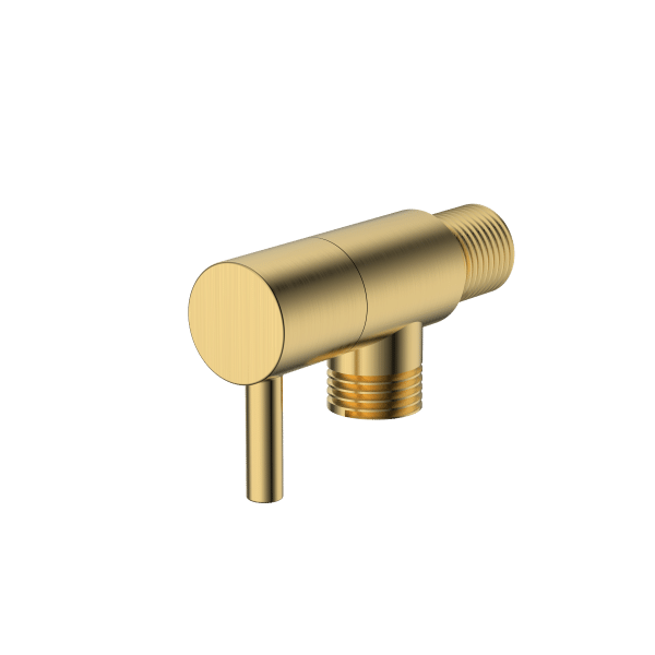 XYLO ANGLE VALVE BRUSHED GOLD