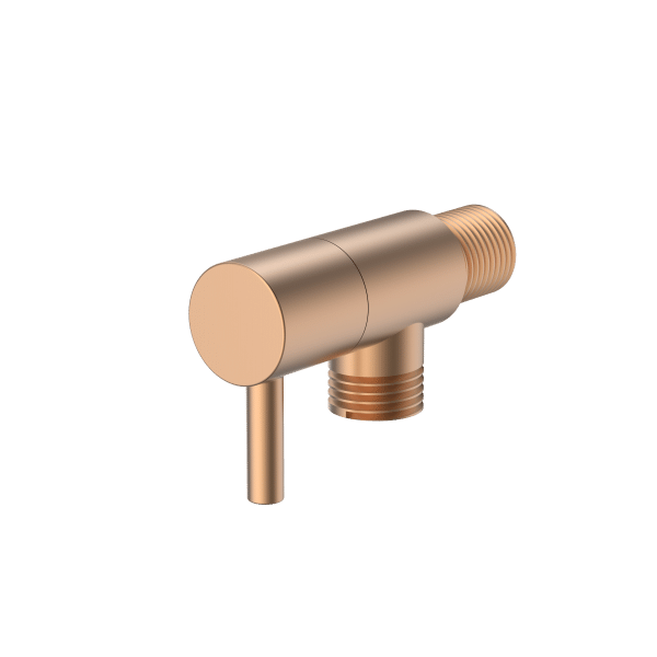XYLO ANGLE VALVE ROSE GOLD